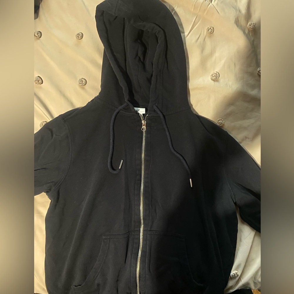 black zip up